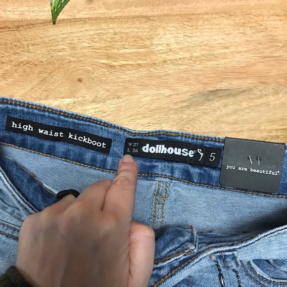 Dollhouse high waist kickboot jeans - Picture 6 of 7